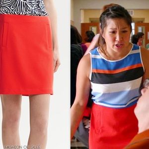 LIKE NEW Banana Republic Coral Mini Skirt